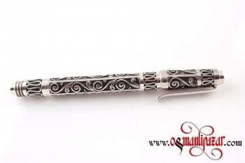 925 Ayar Tamamı Gümüş Kalem (GKM002) - Thumbnail