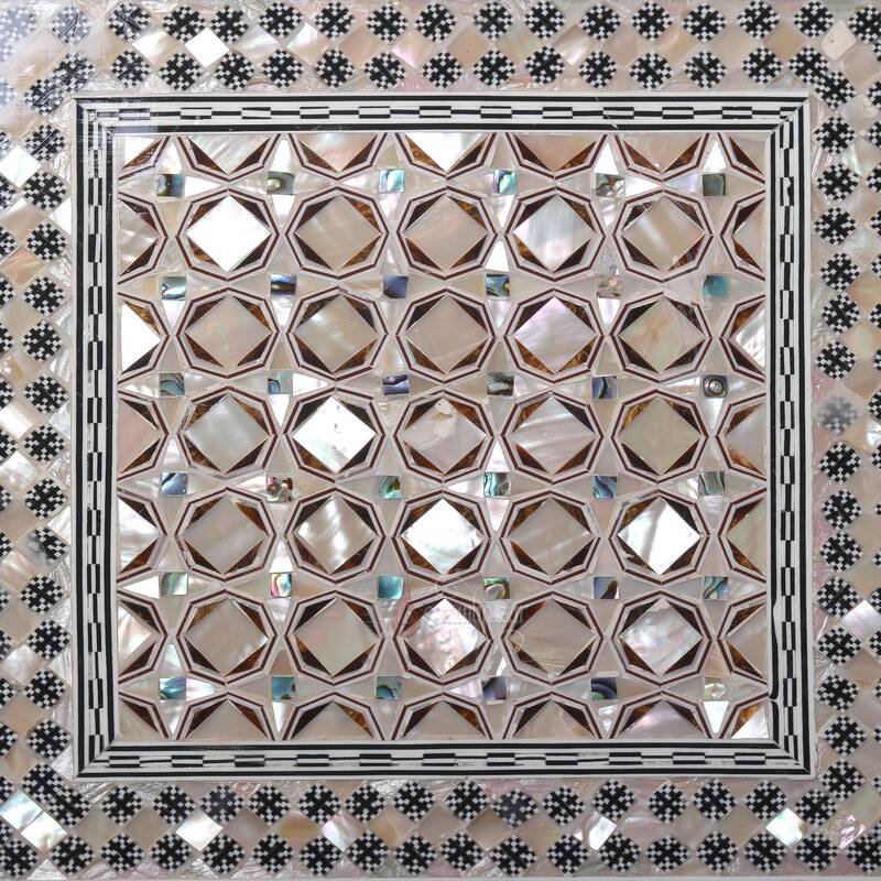 Mozaik Sedef İşlemeli Kuran-ı Kerim Rahlesi El Yapımı