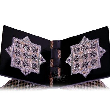 Mozaik Sedef İşlemeli Kuran-ı Kerim Rahlesi El Yapımı - Thumbnail